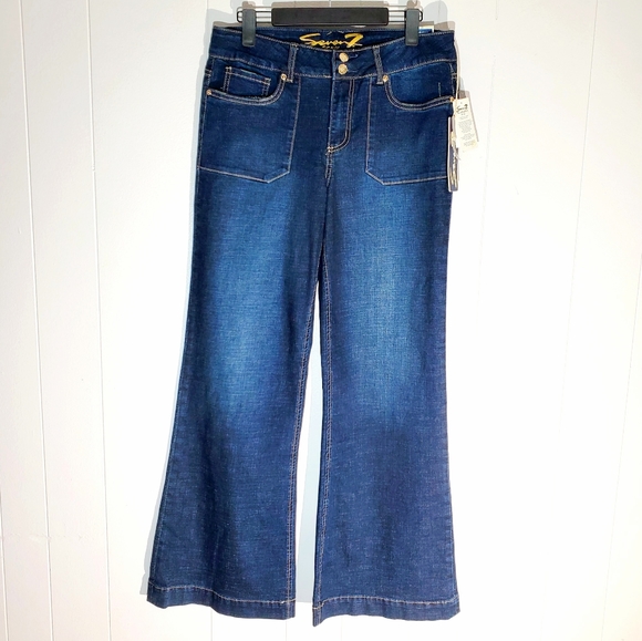 Seven7 Denim - NWT Seven7 Wide Leg Flare Stretch Jeans